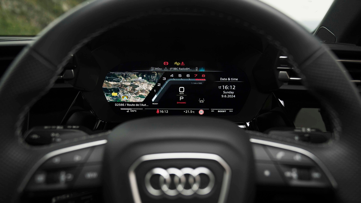 Audi S3 digital dials