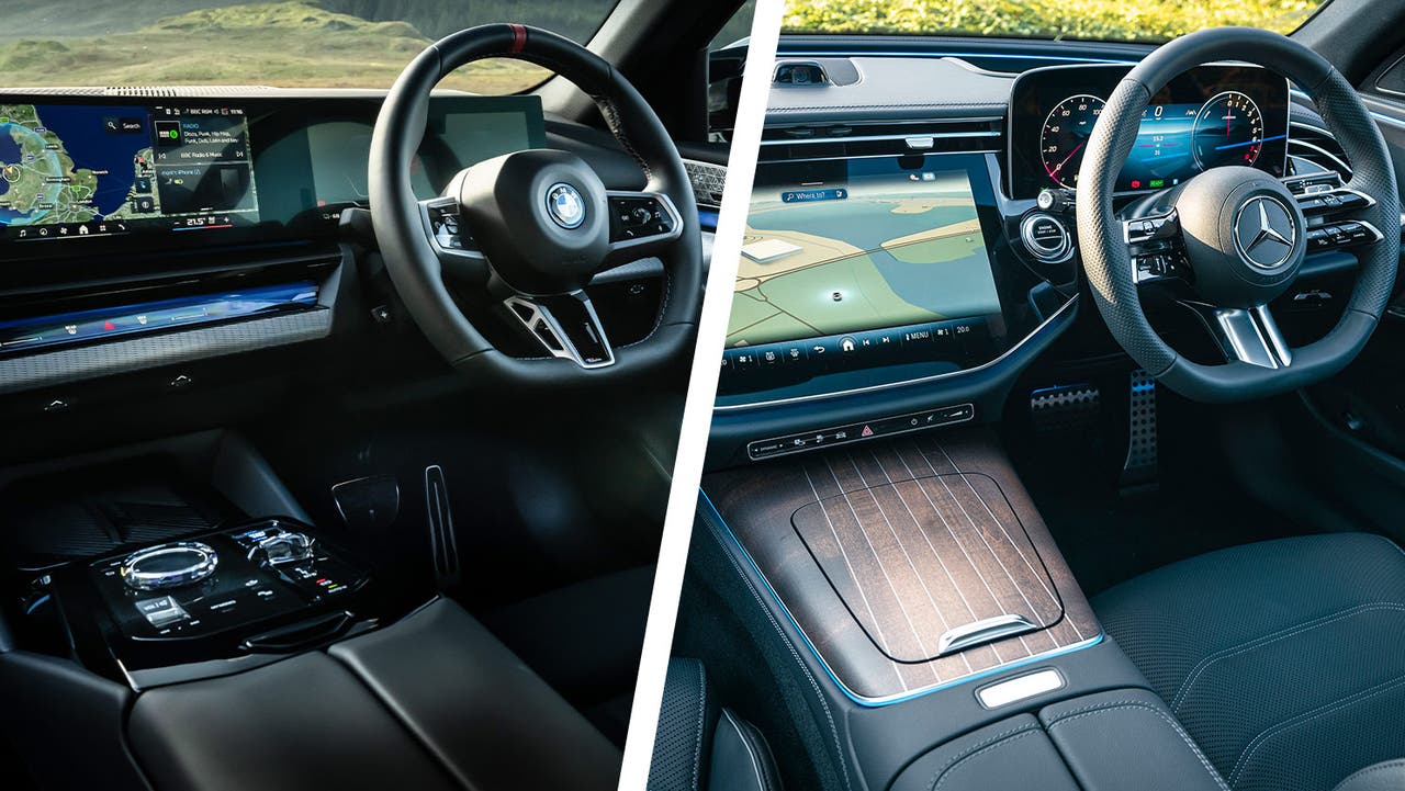 BMW 5 Series vs Mercedes E-Class interior