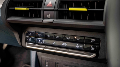 Fiat Grande Panda climate controls