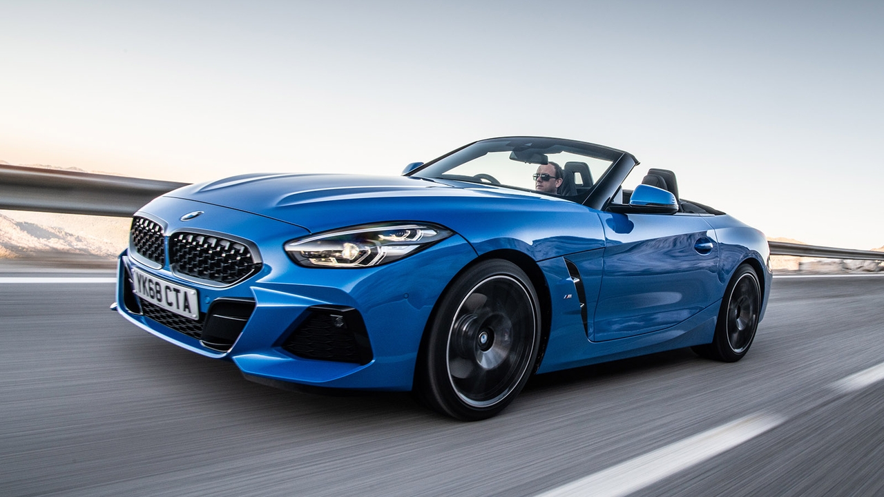 BMW Z4 in blue