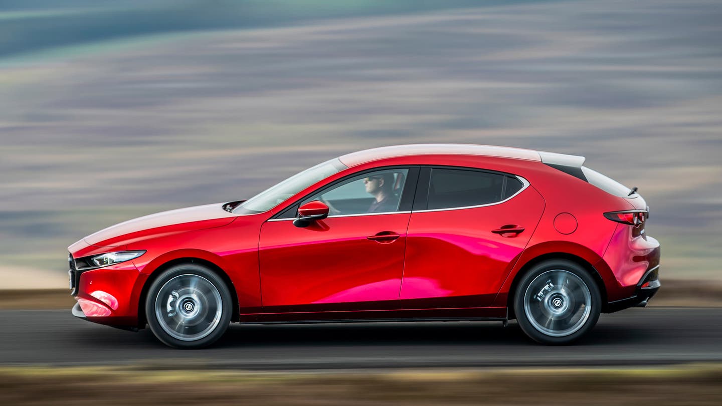 Mazda 3 driving side view