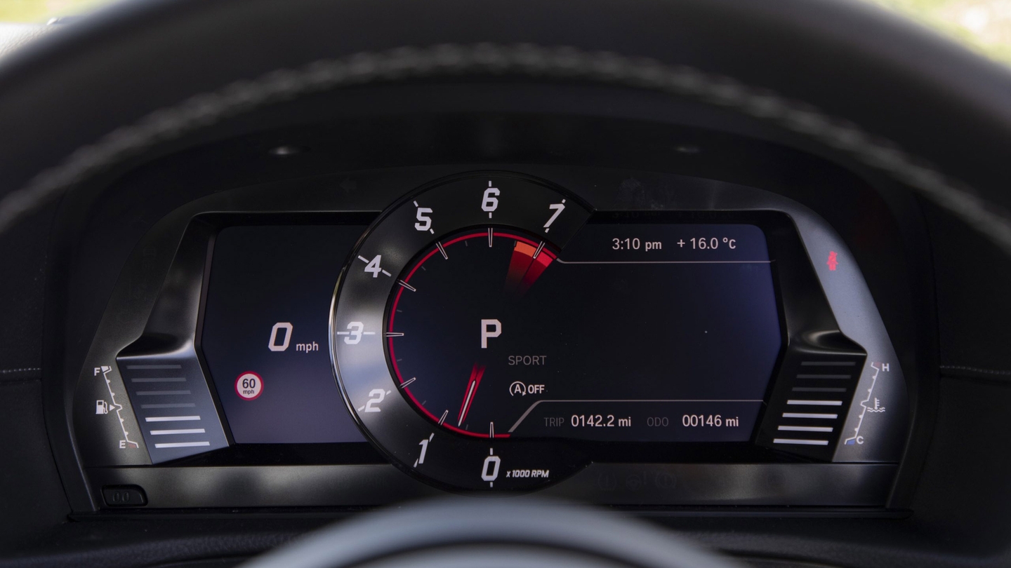 Toyota GR Supra dials