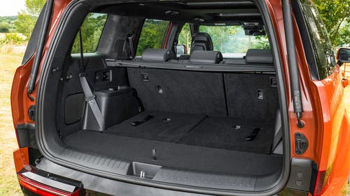 Hyundai Santa Fe review boot space five-seat mode