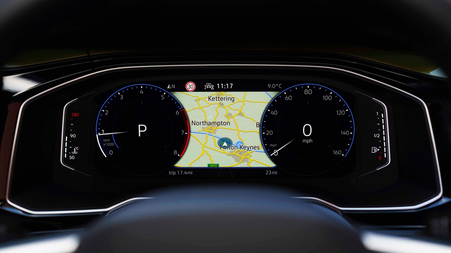 Volkswagen Taigo digital dials