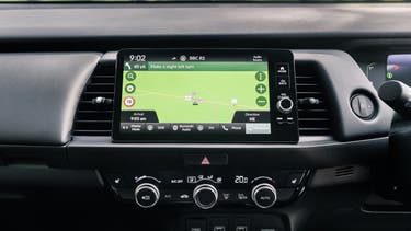 Honda Jazz sat nav screen