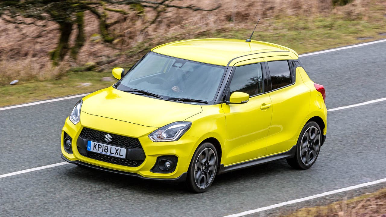 Suzuki Swift Sport in yellow