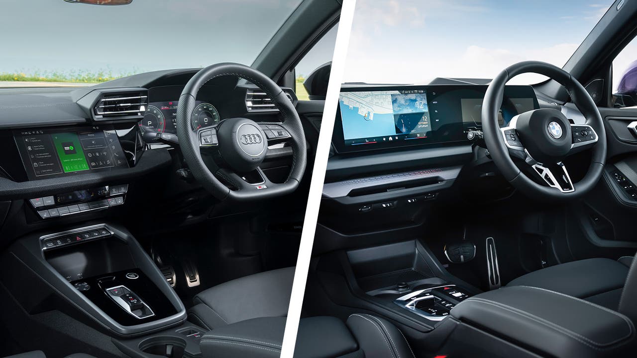 Audi A3 vs BMW 1 Series interior