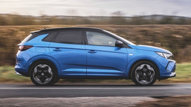 Vauxhall Grandland driving side view