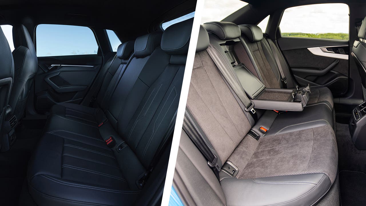 Audi A3 vs Audi A4 – rear seats