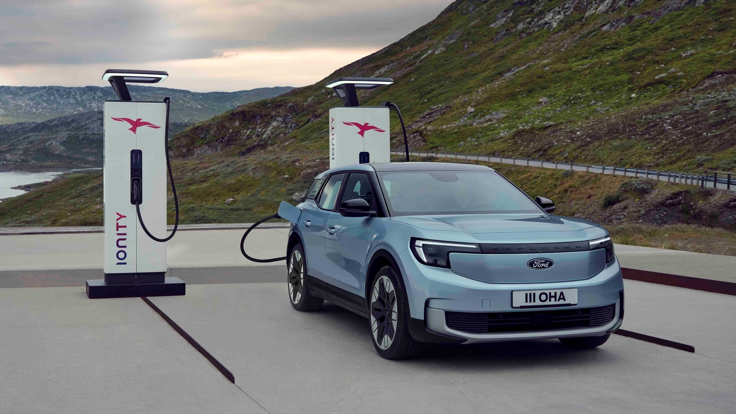 Ford Explorer EV charging