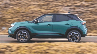 Vauxhall Mokka driving side view