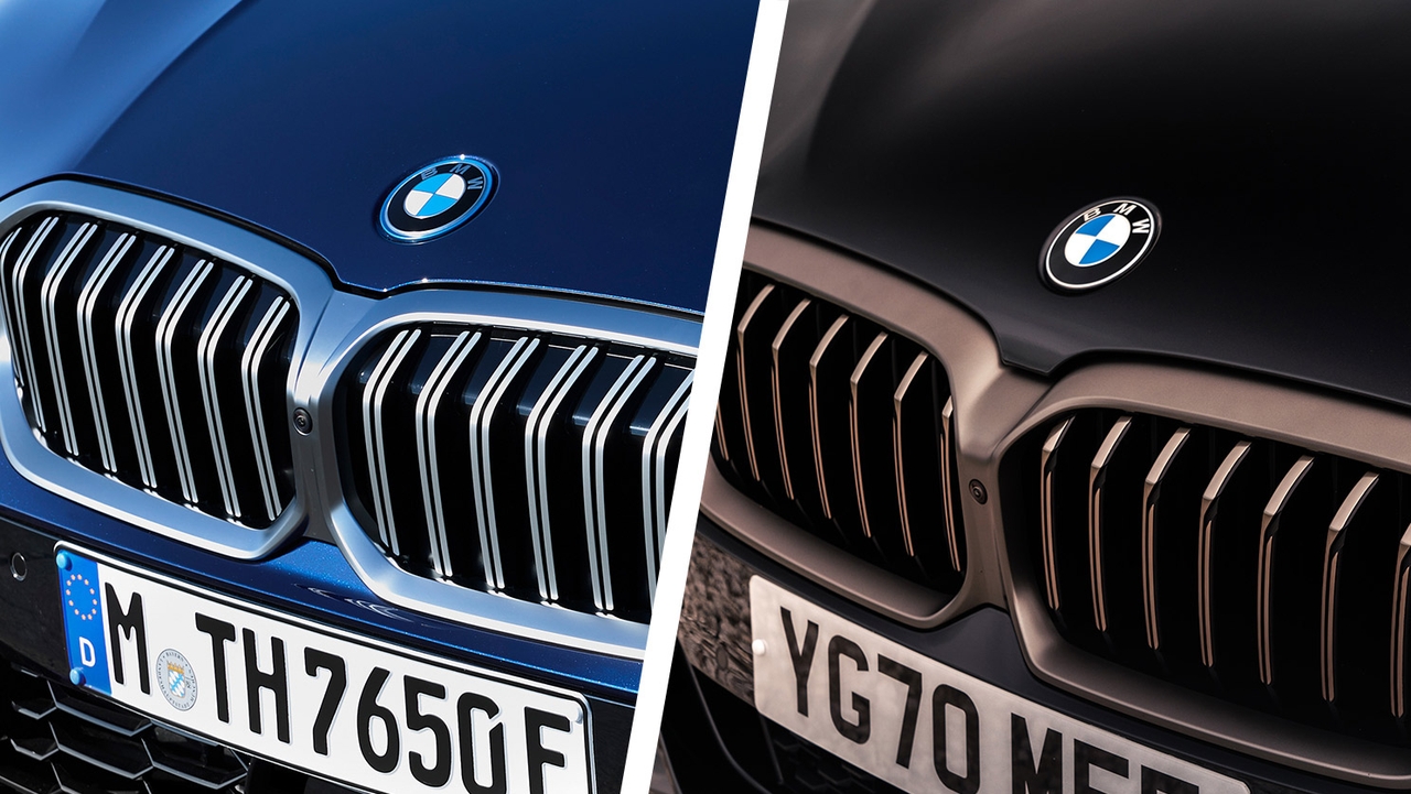 BMW 3 Series vs BMW 5 Series front grille