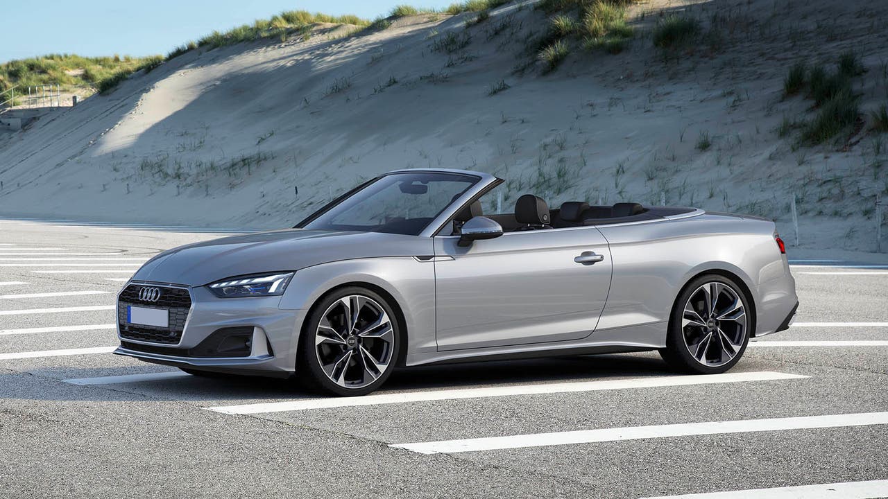 Audi A5 Cabriolet in silver