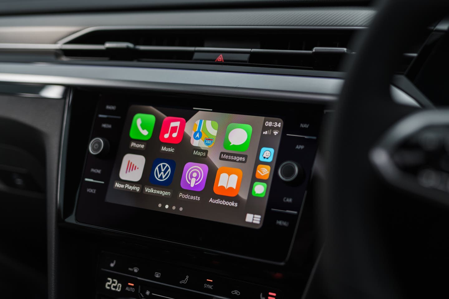 Arteon Apple CarPlay screen