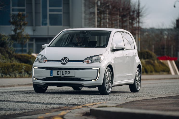 Volkswagen e-Up driving