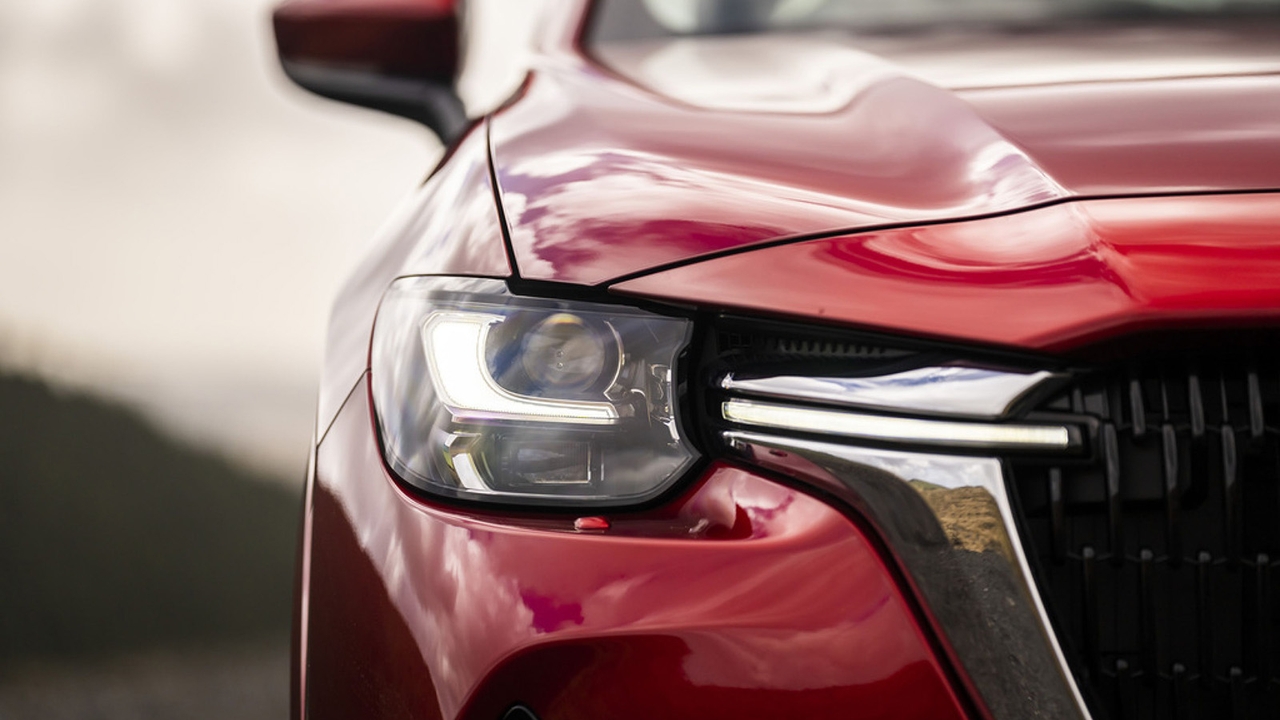 Mazda CX-60 review headlight