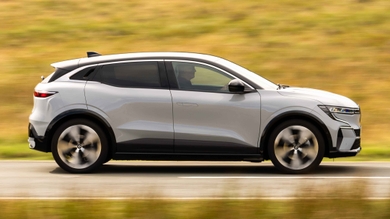 Renault Megane E-Tech driving side view
