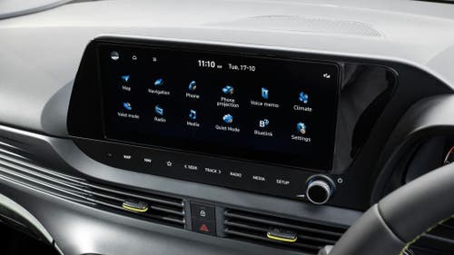 Hyundai i20 touchscreen