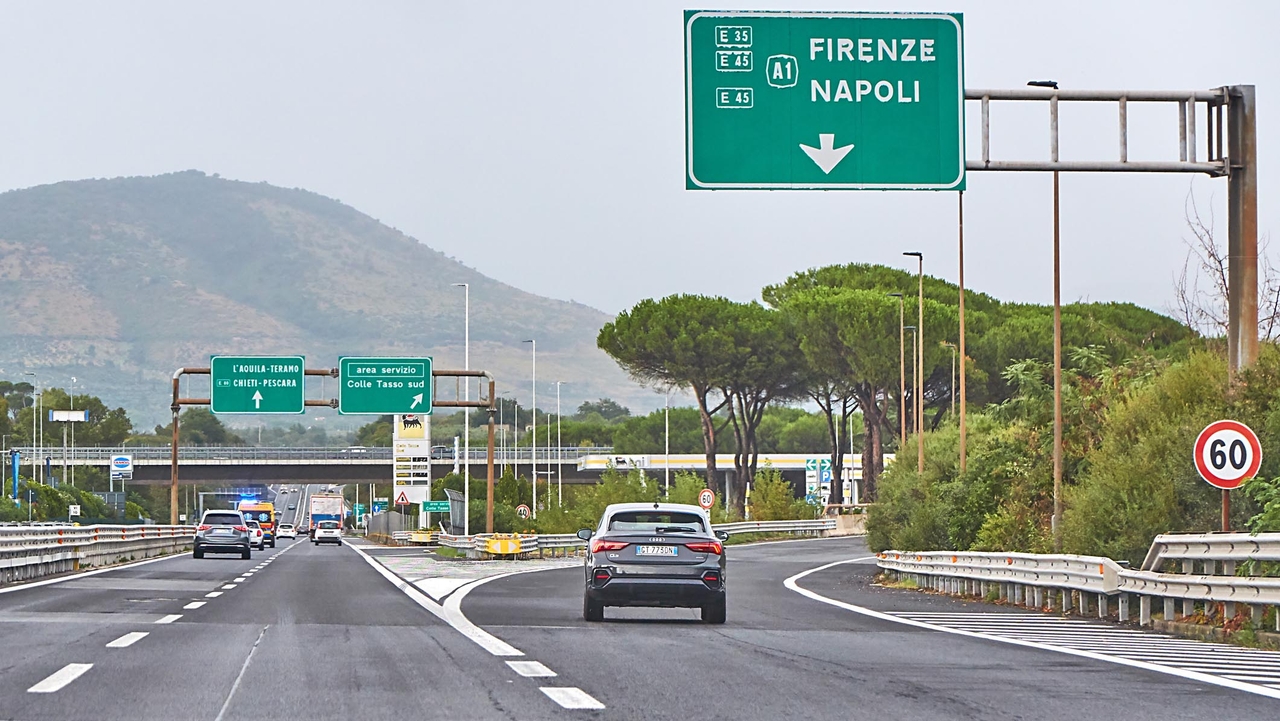Italian motorway scene