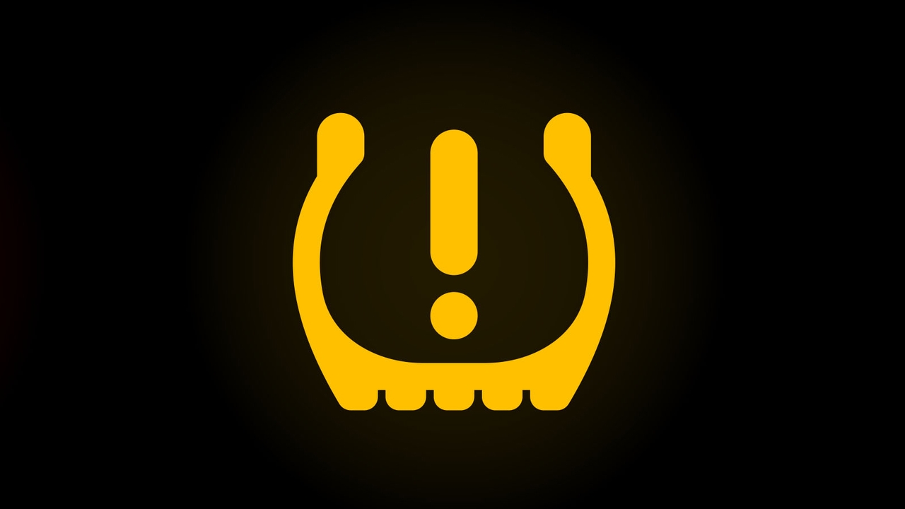 Tyre pressure warning light