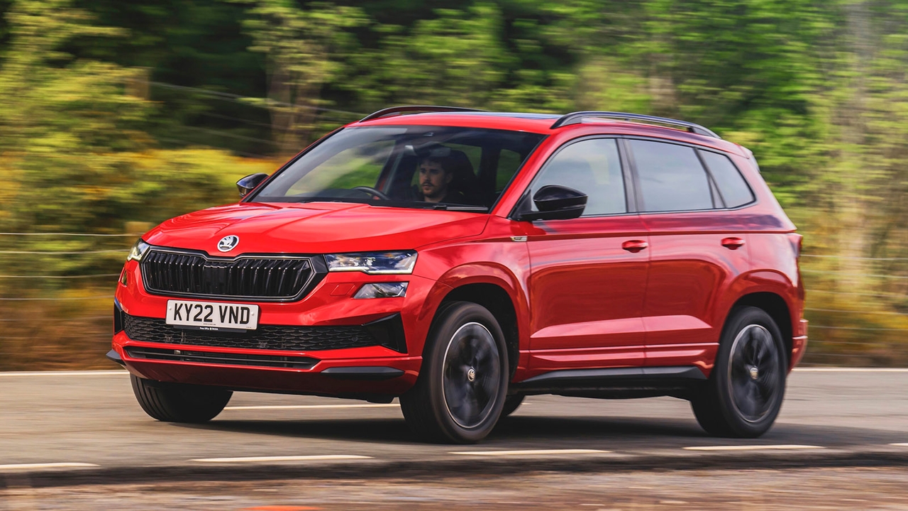 Skoda Karoq in red