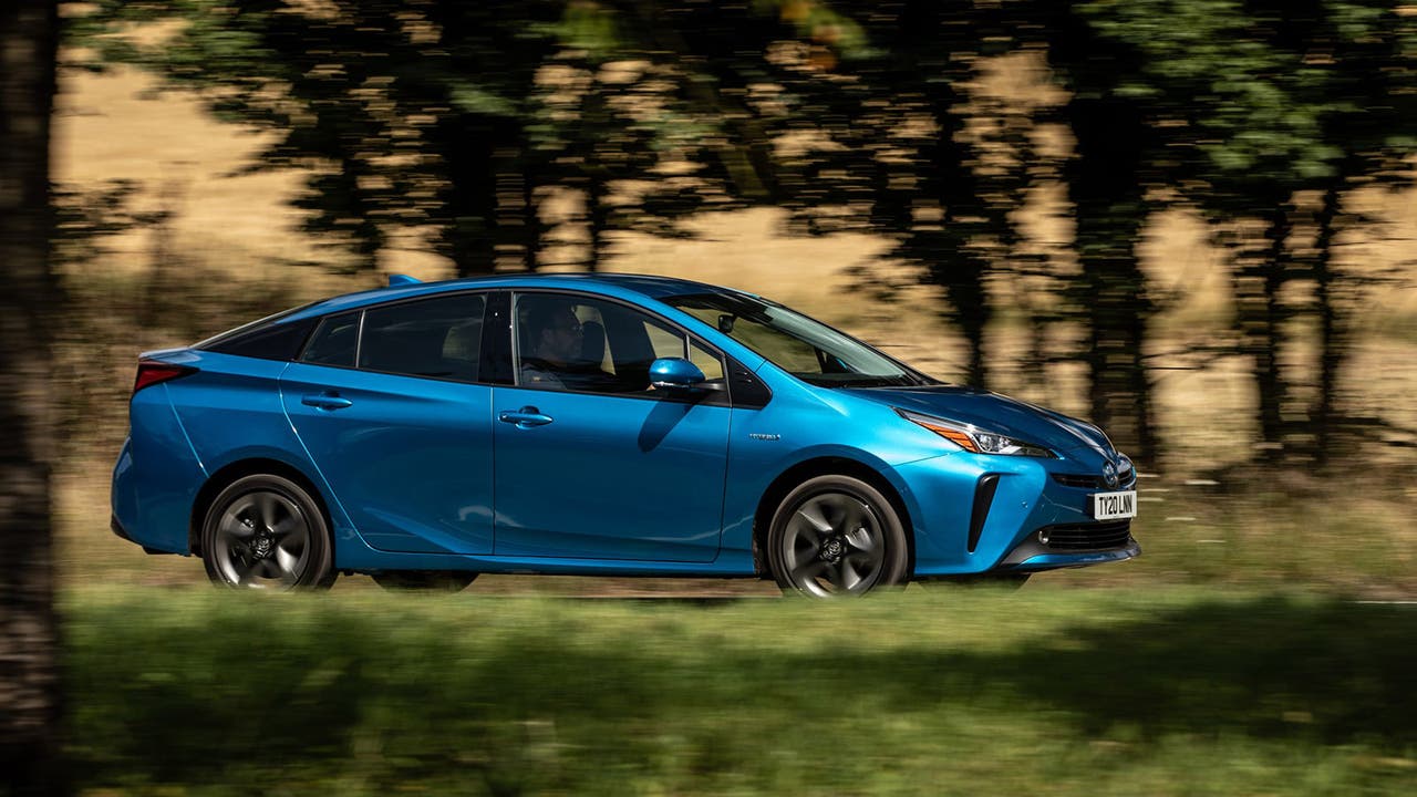 Toyota Prius in blue