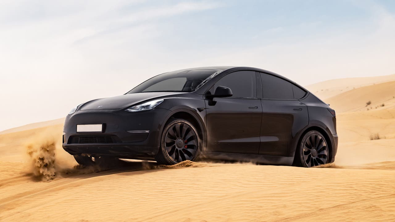 Tesla Model Y in black