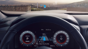 Nissan Qashqai head up display