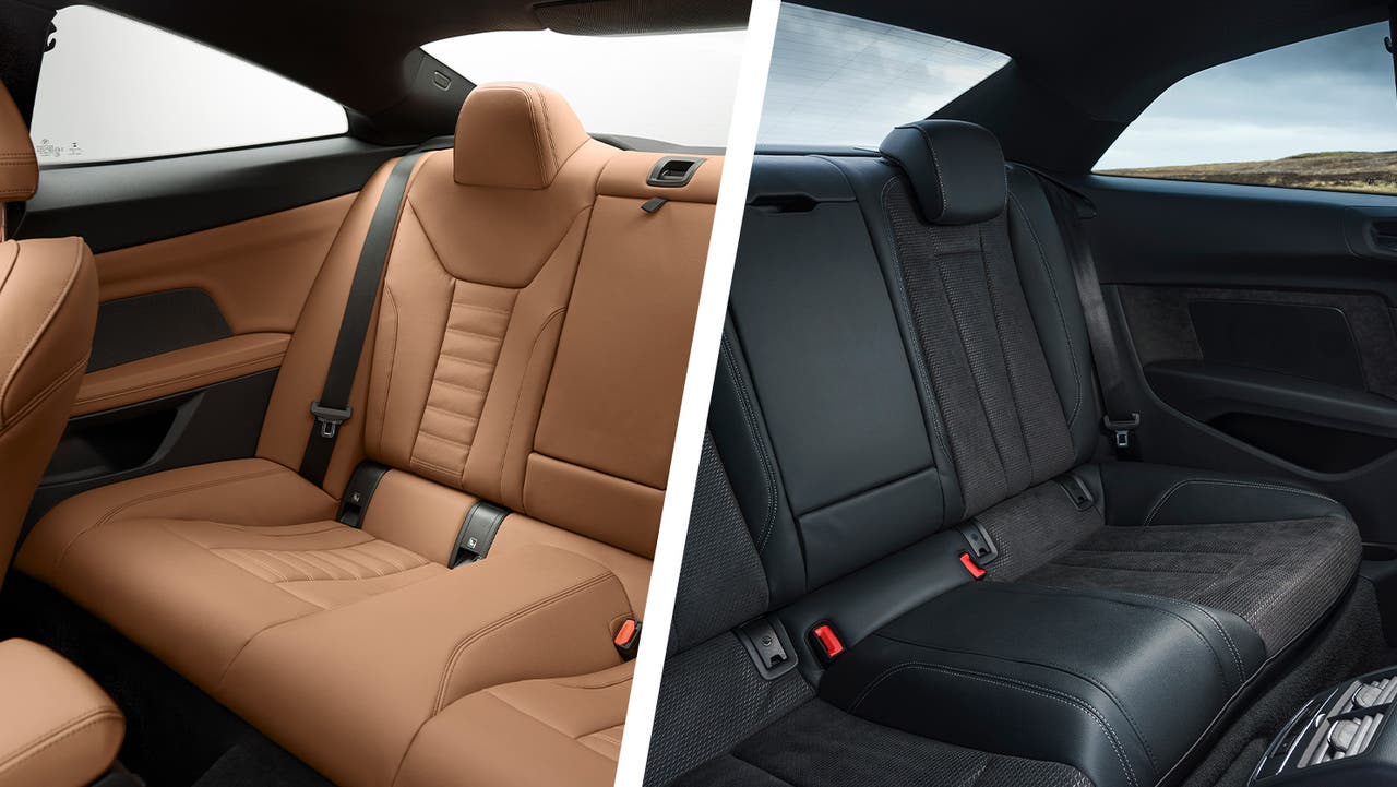 BMW 4 Series vs Audi A5 rear seats