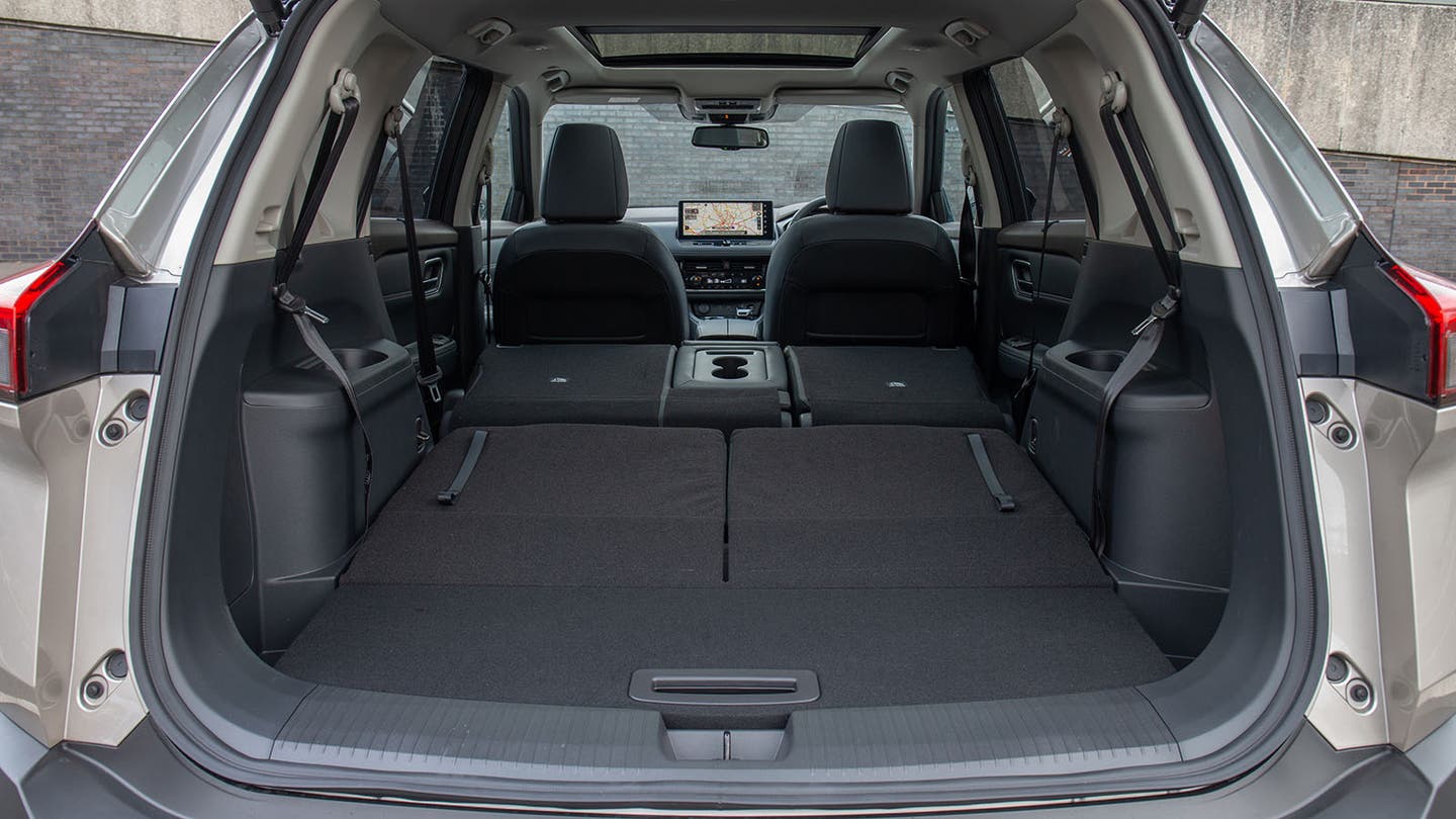 Nissan X-Trail review boot space all seats folded