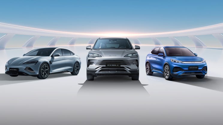 BYD SUV and car model range explained