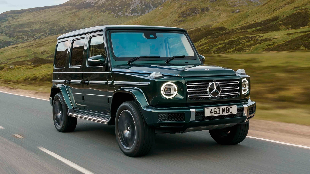 Mercedes G-Class driving