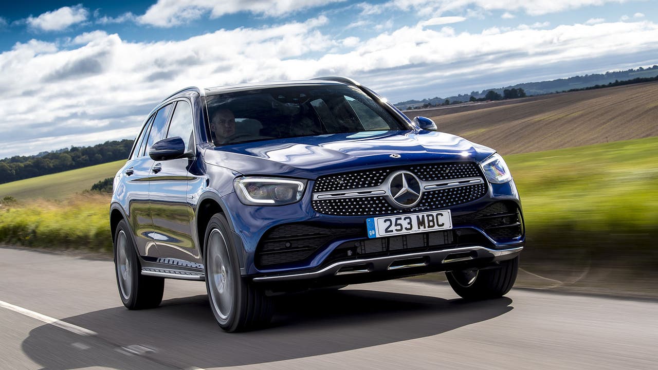 Mercedes GLC in blue