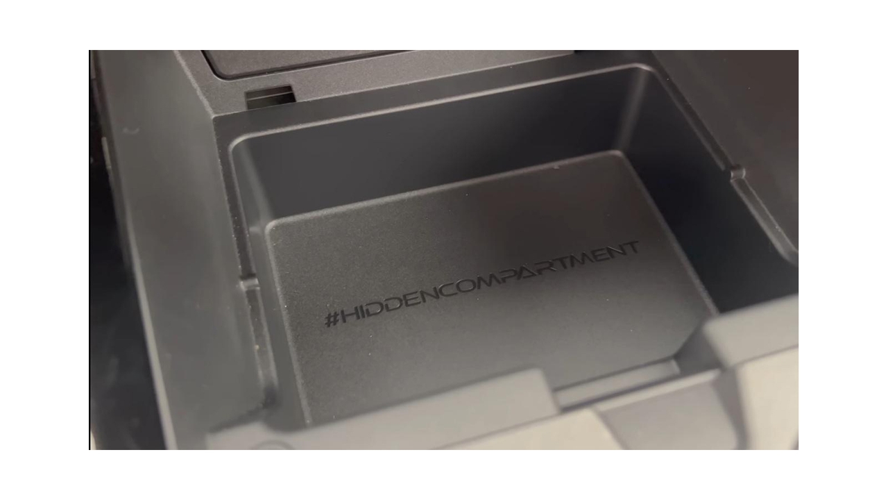 Shot of Toyota Prius #HiddenCompartment