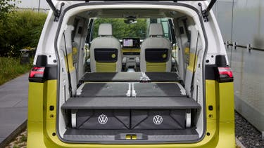 Volkswagen ID.Buzz review boot space seats down