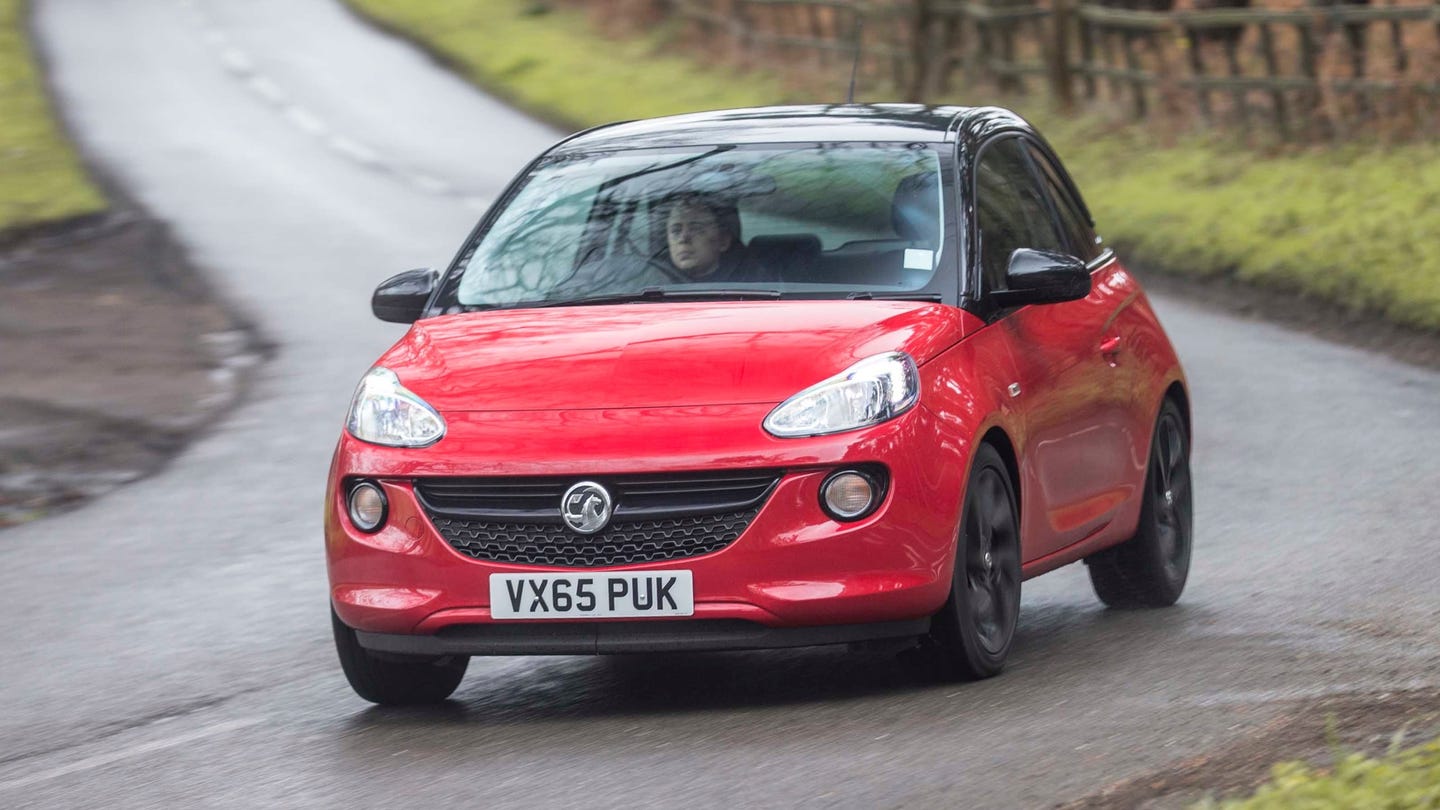 Vauxhall Adam driving front view