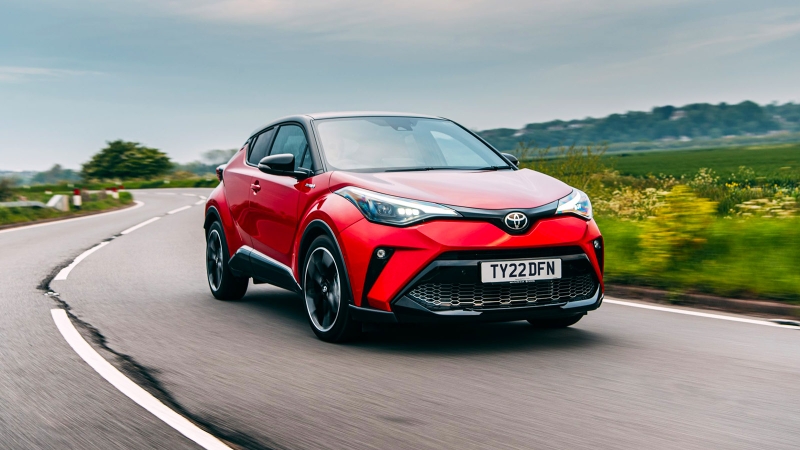 Toyota C-HR in red