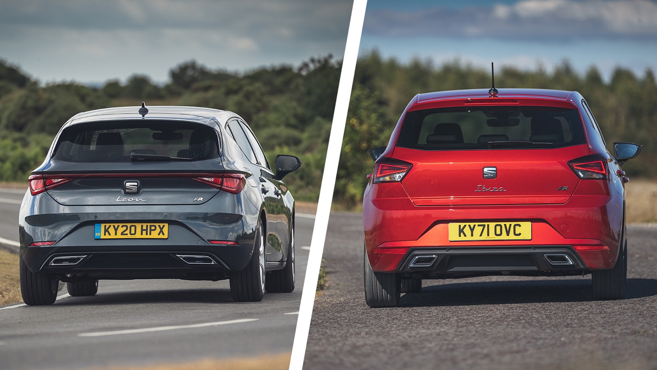 SEAT Leon vs Ibiza rear