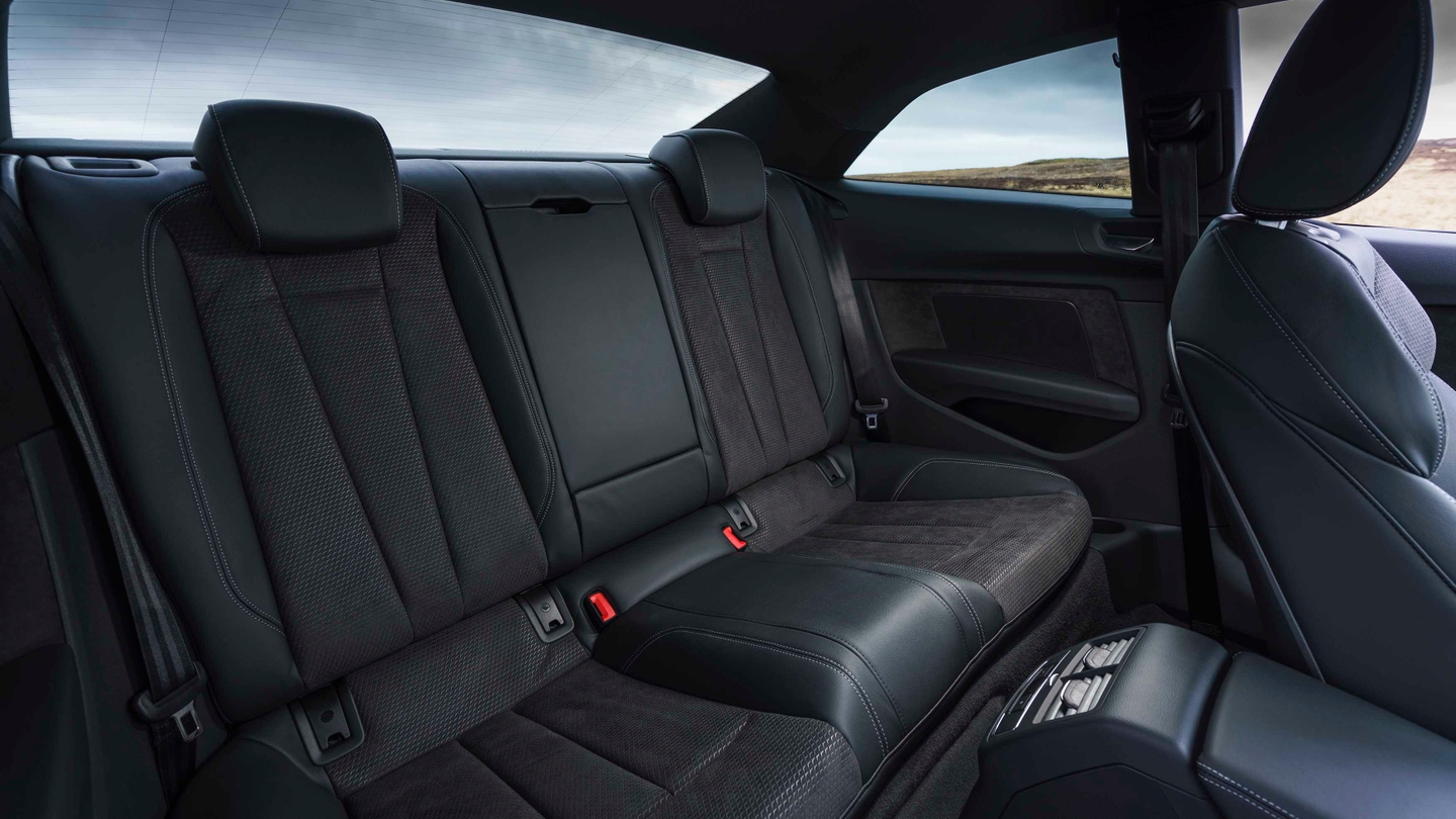 Audi A5 coupe rear seats