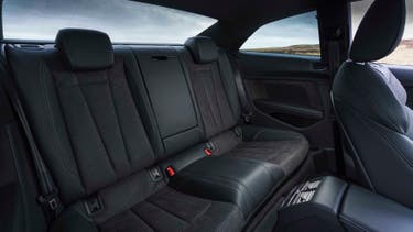 Audi A5 coupe rear seats