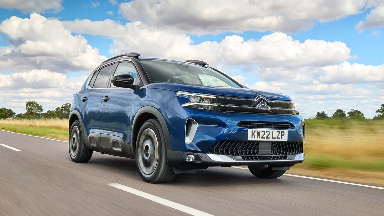 Citroen C5 Aircross in blue