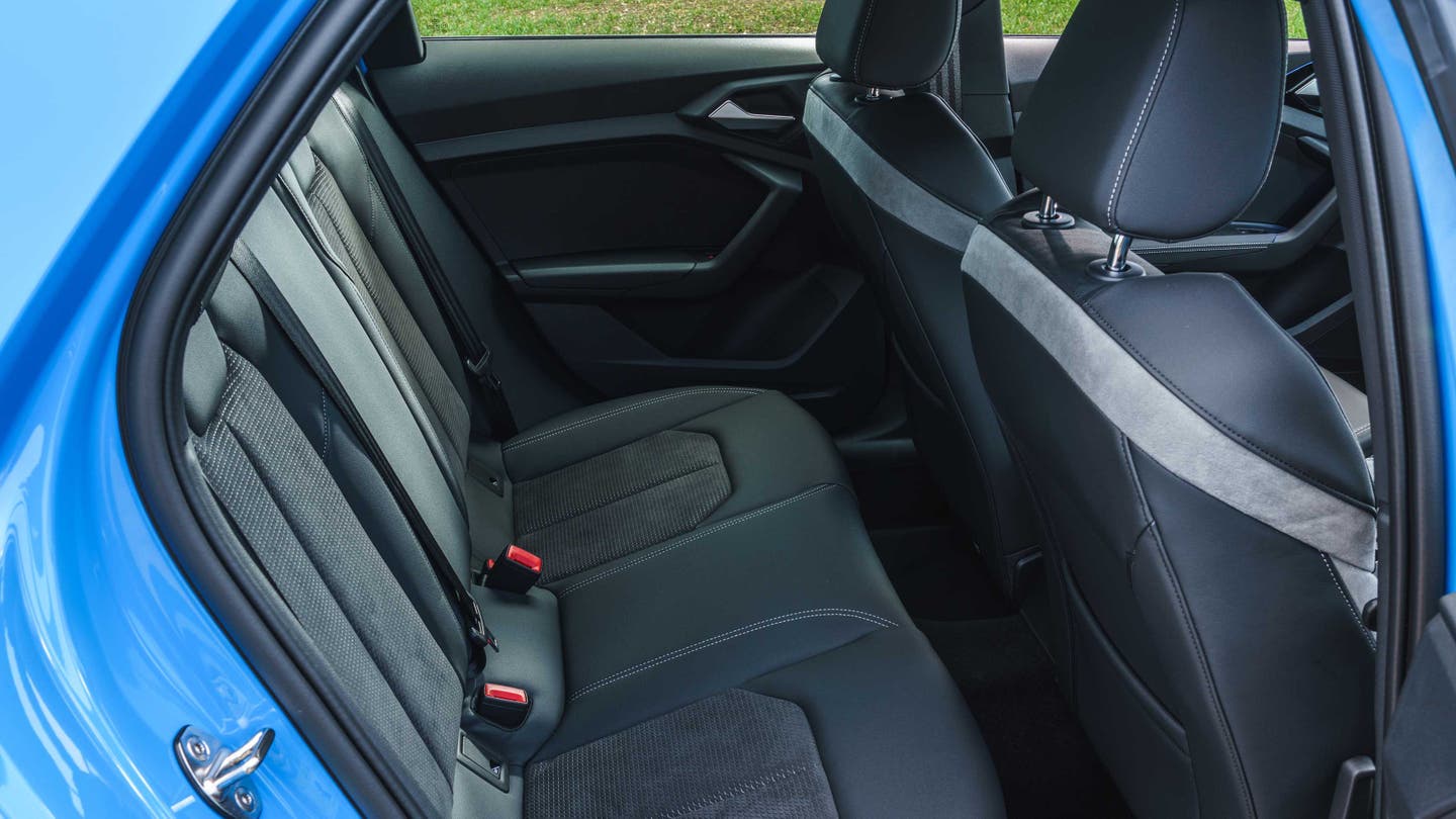 Audi A1 rear seats