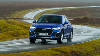 Audi Q5 driving