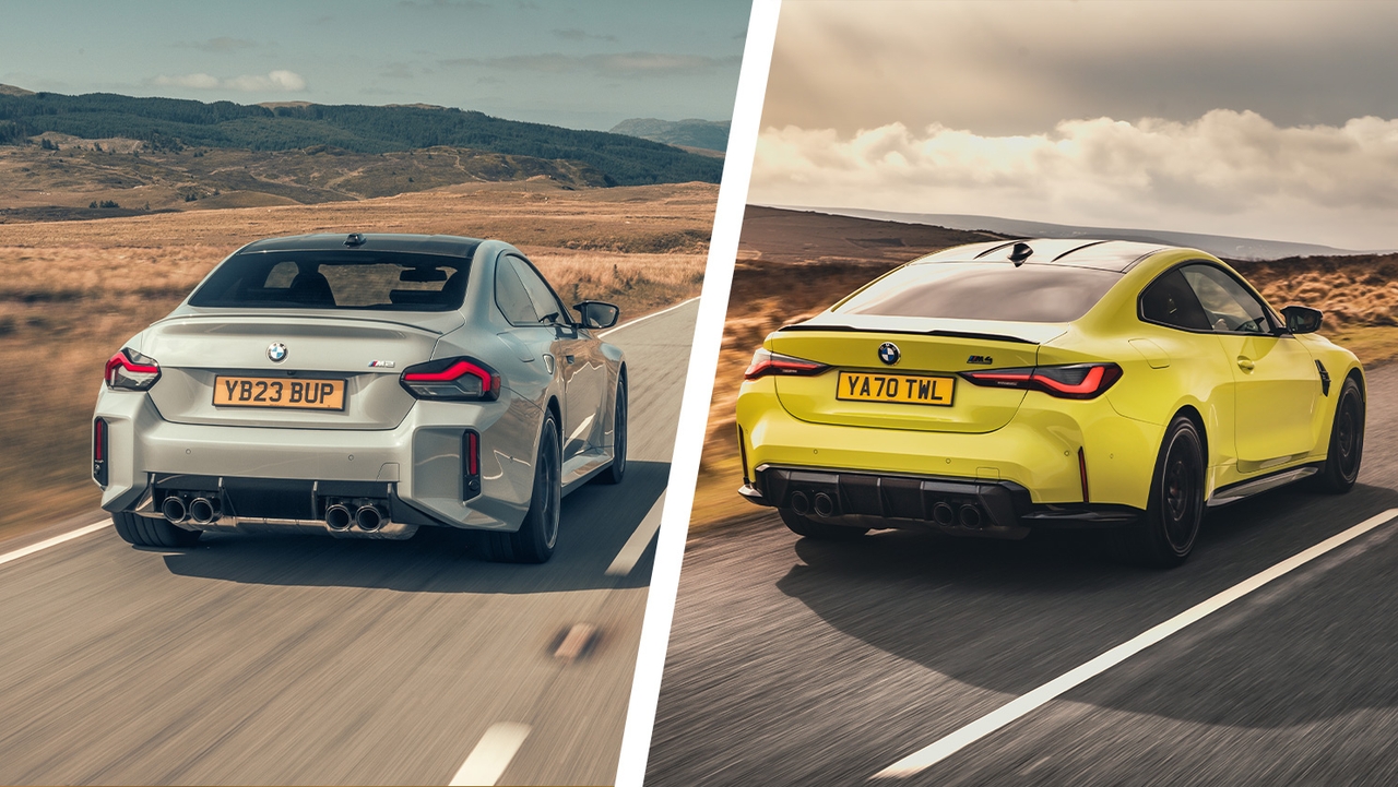 BMW M2 vs M4 rear