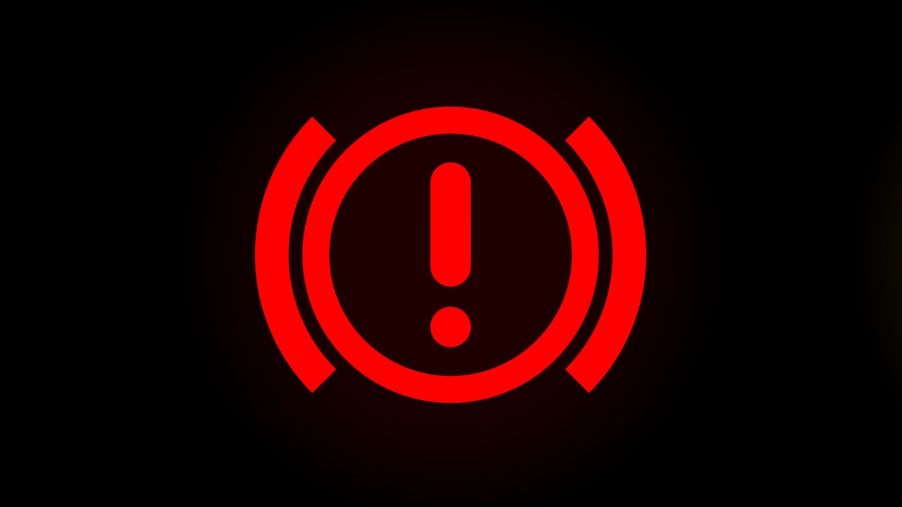 Brake system warning light