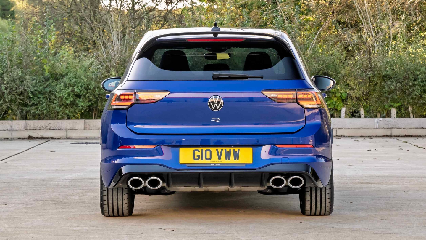 VW Golf R rear view