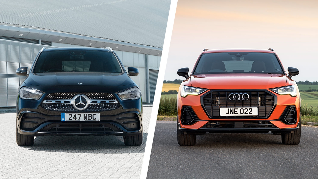 Mercedes GLA vs Audi Q3 front