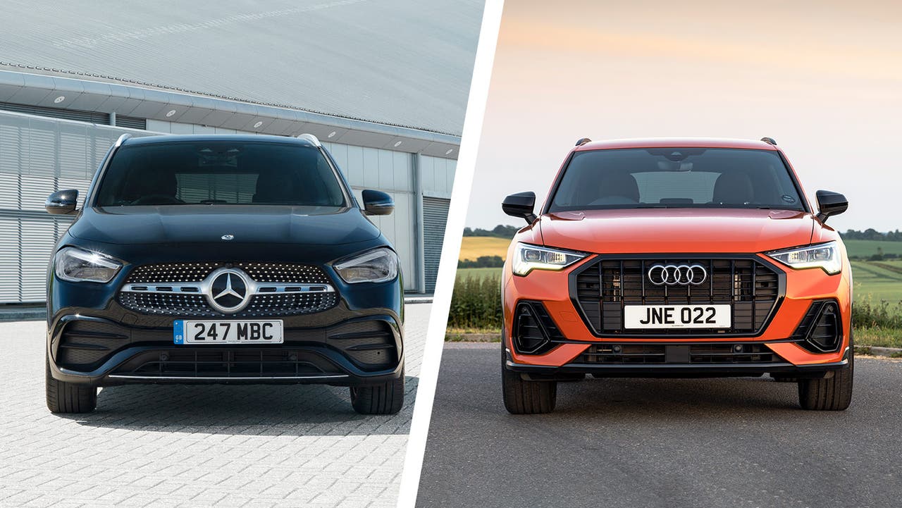 Mercedes GLA vs Audi Q3 front