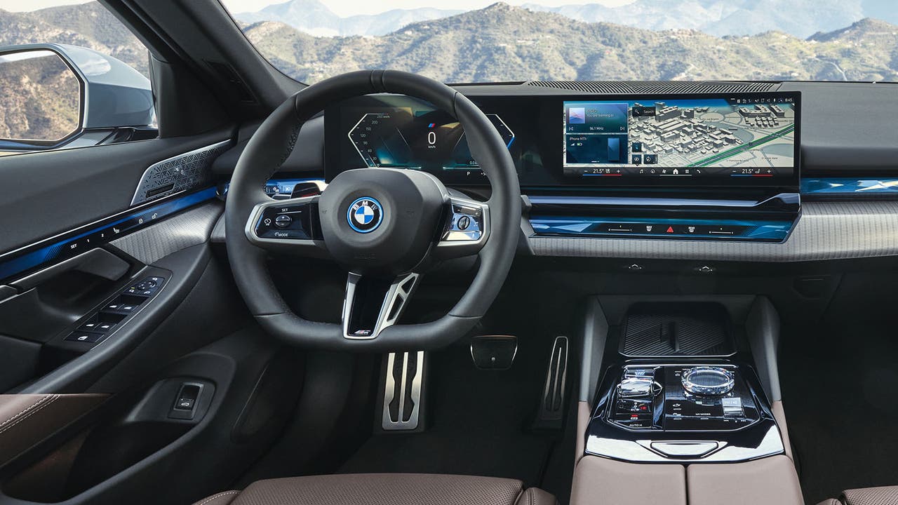 BMW i5 interior shot