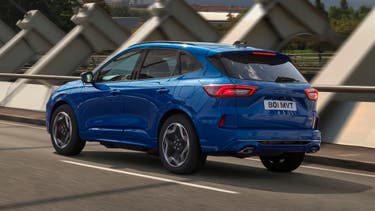 Ford Kuga facelift rear view driving